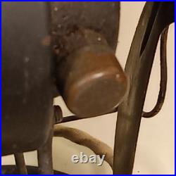 1925 Polar Cub Type H Brass Blade Electric Desk Fan Works