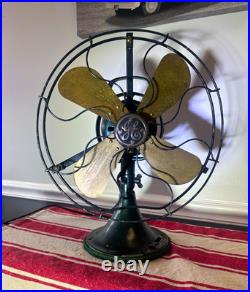 1927 General Electric GE 12 inch brass for blade fan AOU for AF two cat 7543