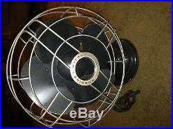 1930's Antique Robbins and Myers 14 Oscillating Fan Model works well