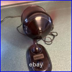 1930's Singer Ribbonaire 2 Speed Ribbon Fan Art Bakelite Works But Needs Cord