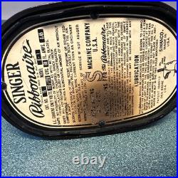1930's Singer Ribbonaire 2 Speed Ribbon Fan Art Bakelite Works But Needs Cord