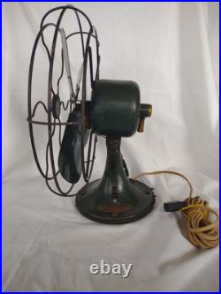 1930s GE Fan 11 Military Green Mountable