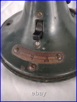 1930s GE Fan 11 Military Green Mountable