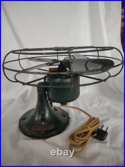 1930s GE Fan 11 Military Green Mountable