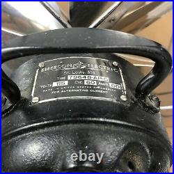 1938 Emerson 16 Fan 3 Speed Oscillating 79648 Vintage Antique No Plug 8. C3