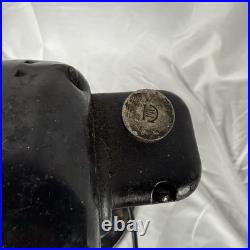 1938 GE 16 Blade 78X233 60 Amp Art Deco Industrial Fan Tested Works Brass Iron