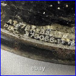 1938 GE 16 Blade 78X233 60 Amp Art Deco Industrial Fan Tested Works Brass Iron