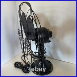1938 GE 16 Blade 78X233 60 Amp Art Deco Industrial Grade Fan Tested-Working