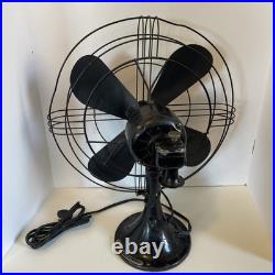 1938 GE 16 Blade 78X233 60 Amp Art Deco Industrial Grade Fan Tested-Working