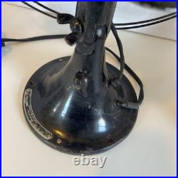 1938 GE 16 Blade 78X233 60 Amp Art Deco Industrial Grade Fan Tested-Working