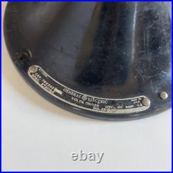 1938 GE 16 Blade 78X233 60 Amp Art Deco Industrial Grade Fan Tested-Working