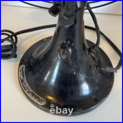 1938 GE 16 Blade 78X233 60 Amp Art Deco Industrial Grade Fan Tested-Working
