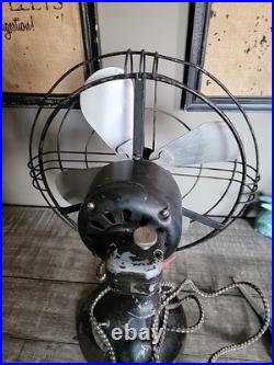 1938 GE Oscillating 12 Fan 49X929 Great Condition