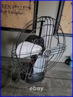 1938 GE Oscillating 12 Fan 49X929 Great Condition