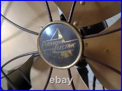 1940's Emerson Electric Oscillating 10 Fan Model 6250-K with Bronze Blades EC
