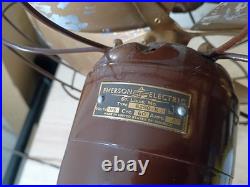 1940's Emerson Electric Oscillating 10 Fan Model 6250-K with Bronze Blades EC