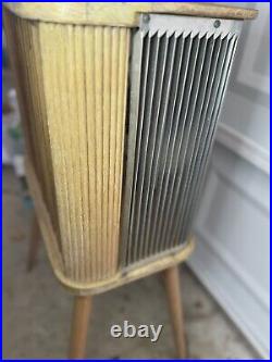 1940's'Mathes Cooler' Oak Finish Directional Fan on Legs