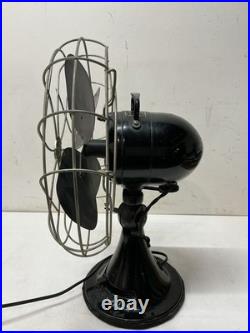1940`s Working Emerson Electric Fan 4 Blades & 3 Speed Oscillating 79646 AX