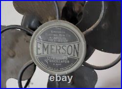 1940's antique Emerson electric table fan 110V, 60CY, St Louis MO