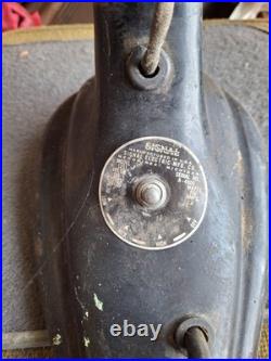 1940s Signal 1251 3-Speed 4 Blade Oscillating Fan in Black