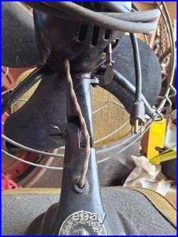 1940s Signal 1251 3-Speed 4 Blade Oscillating Fan in Black