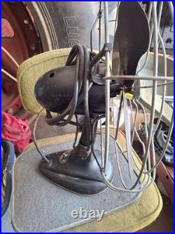 1940s Signal 1251 3-Speed 4 Blade Oscillating Fan in Black