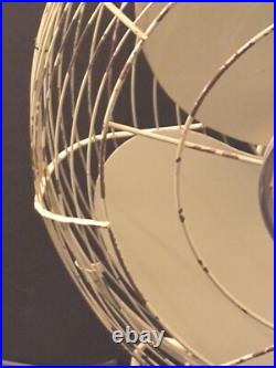 1940s WWII Table Fan Mint Green Amaco Made In Japan 17 Retro Steel World War II