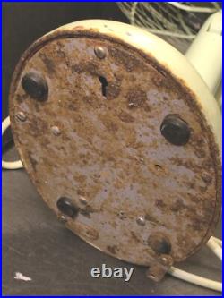 1940s WWII Table Fan Mint Green Amaco Made In Japan 17 Retro Steel World War II