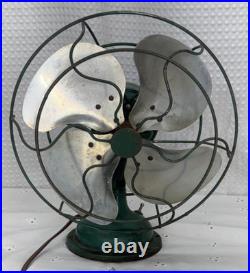 1950's Lasko MCM Twist Wire Guard 4 Blade Fan Type H12 Style K Works Free Ship