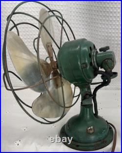1950's Lasko MCM Twist Wire Guard 4 Blade Fan Type H12 Style K Works Free Ship