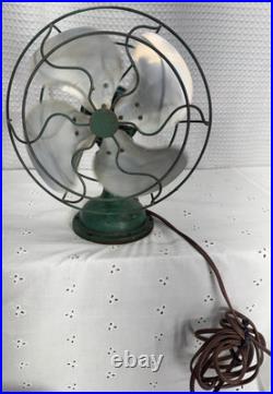 1950's Lasko MCM Twist Wire Guard 4 Blade Fan Type H12 Style K Works Free Ship