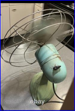 1950's Rexray Oscillating Fan Rexall Drug About 13.5 Works X-499