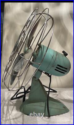 1950's Rexray Oscillating Fan Rexall Drug About 13.5 Works X-499