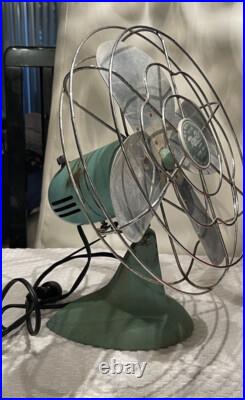1950's Rexray Oscillating Fan Rexall Drug About 13.5 Works X-499