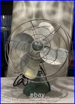 1950's Rexray Oscillating Fan Rexall Drug About 13.5 Works X-499