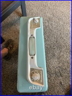 1950s Kenmore Vintage 3 Speed Box Fan With Thermostat Teal