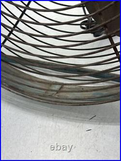 1950s Mid-Century Emerson Electric Seabreeze Adjustable 2-Speed Fan 23