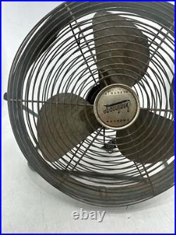 1950s Mid-Century Emerson Electric Seabreeze Adjustable 2-Speed Fan 23