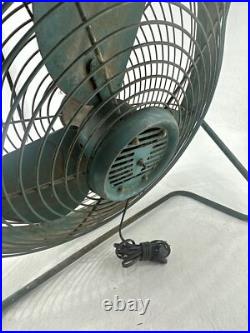 1950s Mid-Century Emerson Electric Seabreeze Adjustable 2-Speed Fan 23