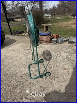 1950s Mid-Century Emerson Electric Seabreeze Roll-About Adjustable 2-Speed Fan 1950s Mid-Century Emerson Electric Seabreeze Roll-About Adjustable 2-Speed Fan