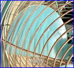 1950s Mid-Century Emerson Electric Seabreeze Roll-About Adjustable 2-Speed Fan 1950s Mid-Century Emerson Electric Seabreeze Roll-About Adjustable 2-Speed Fan