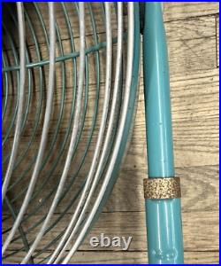 1950s Mid-Century Emerson Electric Seabreeze Roll-About Adjustable 2-Speed Fan 1950s Mid-Century Emerson Electric Seabreeze Roll-About Adjustable 2-Speed Fan