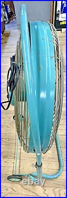 1950s Mid-Century Emerson Electric Seabreeze Roll-About Adjustable 2-Speed Fan 1950s Mid-Century Emerson Electric Seabreeze Roll-About Adjustable 2-Speed Fan