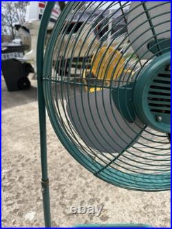 1950s Mid-Century Emerson Electric Seabreeze Roll-About Adjustable 2-Speed Fan 1950s Mid-Century Emerson Electric Seabreeze Roll-About Adjustable 2-Speed Fan