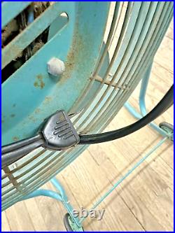 1950s Mid-Century Emerson Electric Seabreeze Roll-About Adjustable 2-Speed Fan 1950s Mid-Century Emerson Electric Seabreeze Roll-About Adjustable 2-Speed Fan