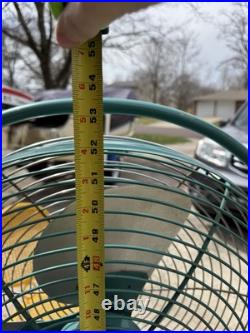 1950s Mid-Century Emerson Electric Seabreeze Roll-About Adjustable 2-Speed Fan 1950s Mid-Century Emerson Electric Seabreeze Roll-About Adjustable 2-Speed Fan