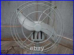 19930s Deco Electric Fan 2 BLADE FAN Wall Mount/Desk Top -Restored Tested Works