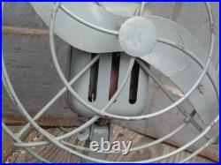 19930s Deco Electric Fan 2 BLADE FAN Wall Mount/Desk Top -Restored Tested Works