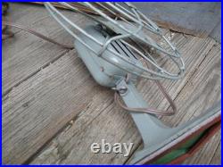 19930s Deco Electric Fan 2 BLADE FAN Wall Mount/Desk Top -Restored Tested Works