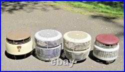 4 Vintage HASSOCK FANS Floor Fans GE Dayton Lasko